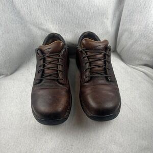 RED WING Shoes Oxford Steel Toe 6704 Leather Brown ASTMF2413-11 Mens Size 10